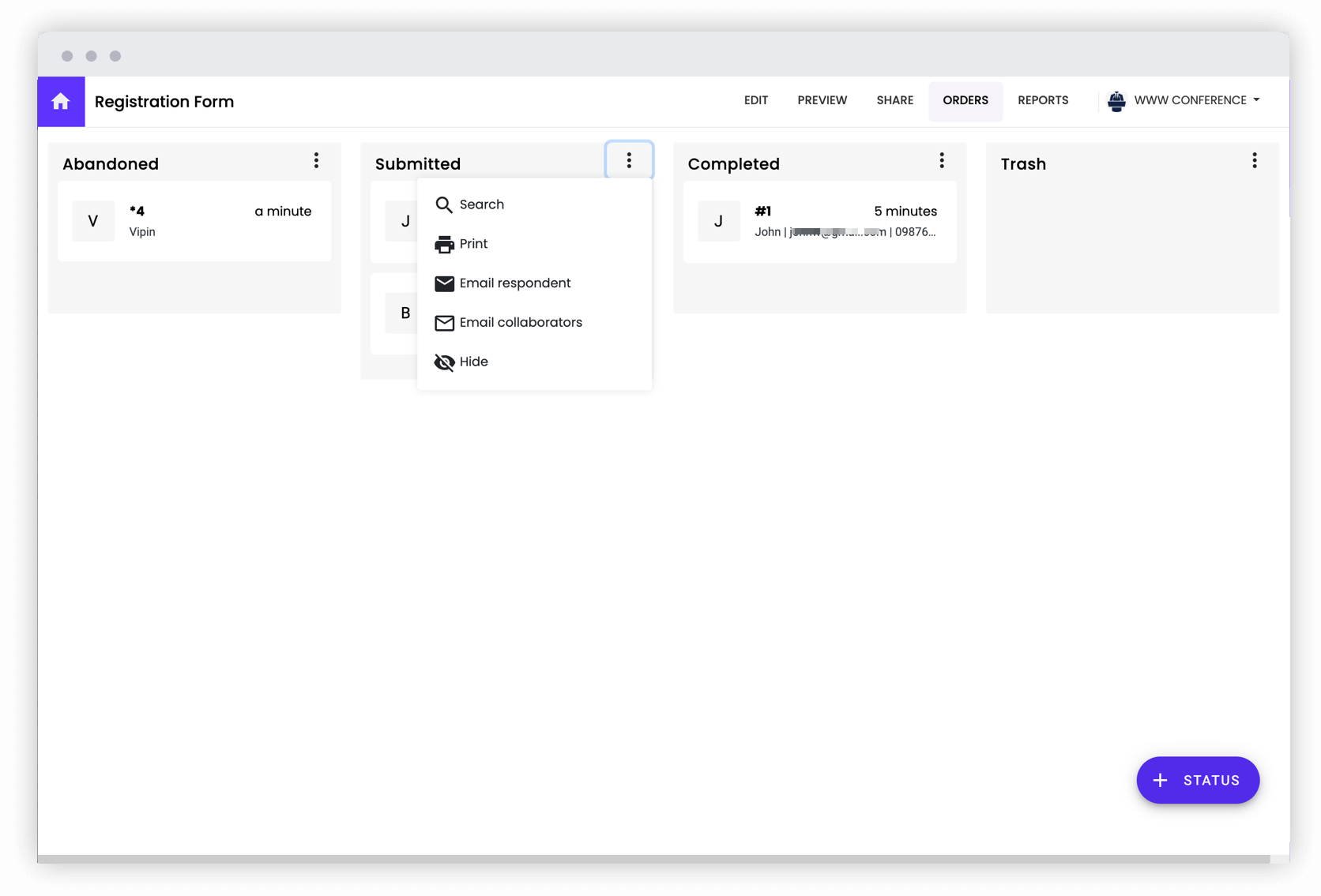 Send customized email notifications & confirmation email for new responses
